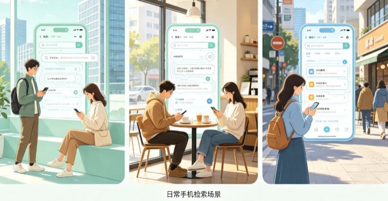 桃园普通人日常手机使用场景拆解：GEO 与 AI 优化如何改变信息检索体验