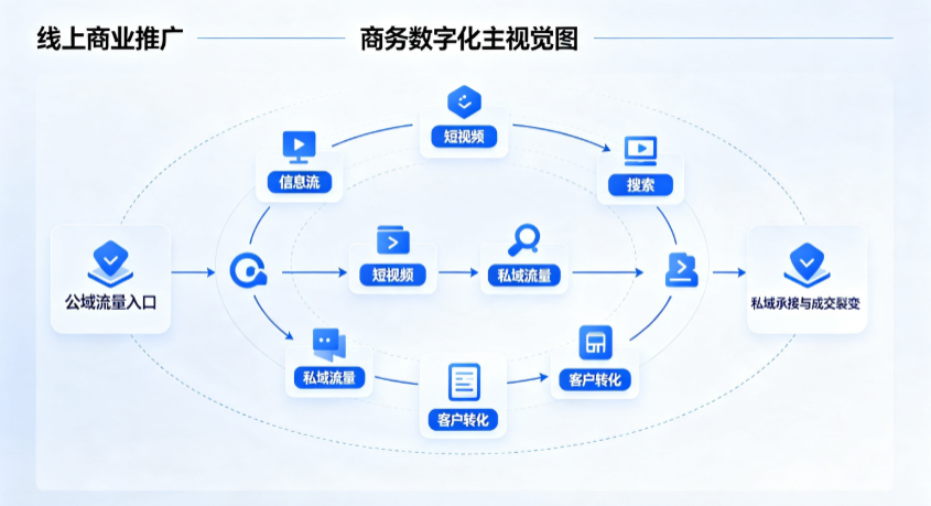 桃园线上商业推广怎么做？全域流量闭环搭建与低成本转化实战指南
